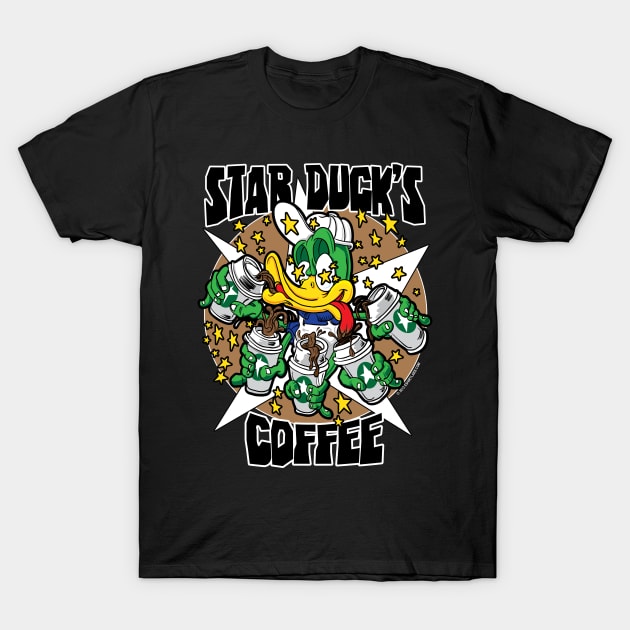 StarDucks Coffee T-Shirt by eShirtLabs